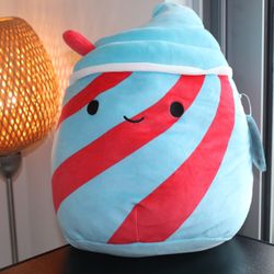 Squishmallows  12” Blue & Red Slushie Plush Tucker New with Tags
