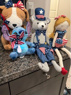 Fourth of July Stuff Animal Decor