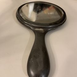 Antique mirror handheld Silver plated