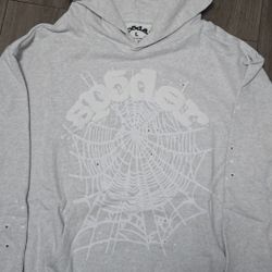 Sp5der Web Hoodies Heather Gray