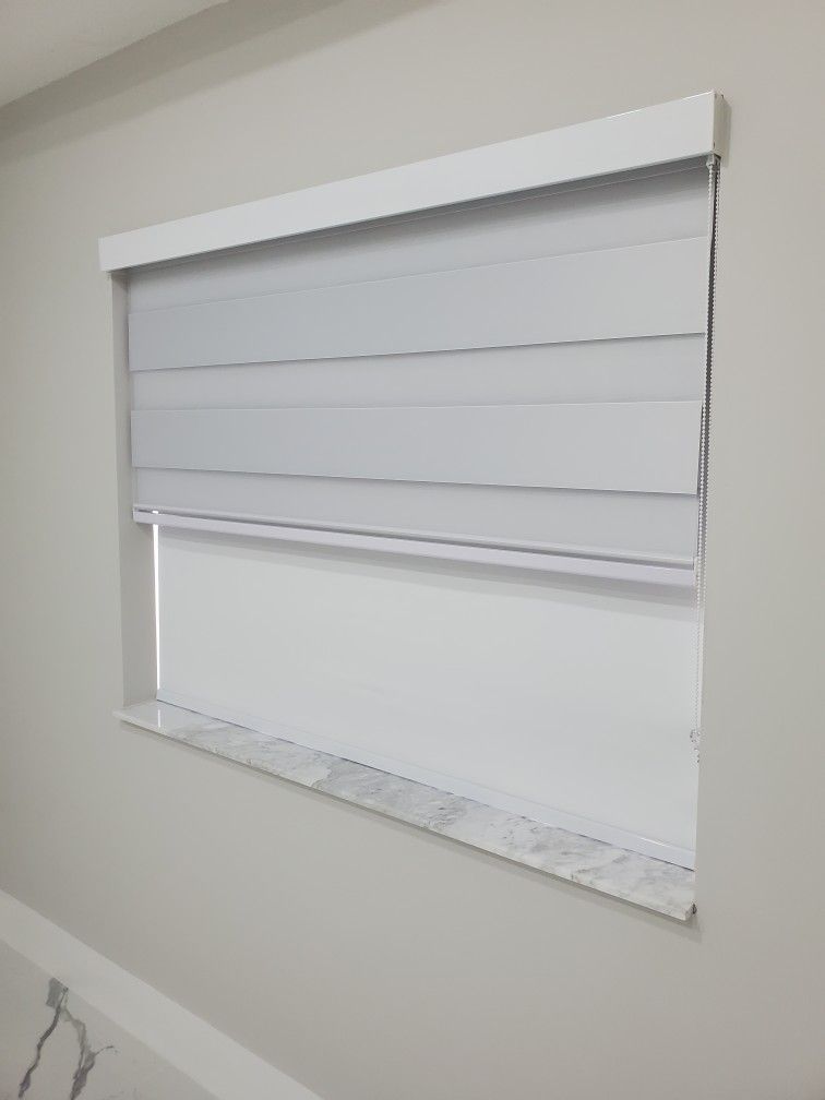 Cortinas Y Persianas Zebra Shades Light Filtering Or Dimout Collection