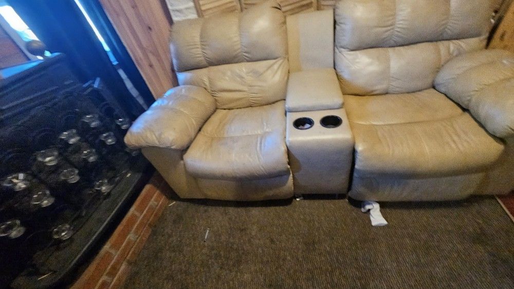 Leather Couch And Loveseat