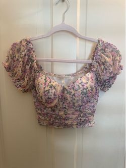 Floral Crop Top