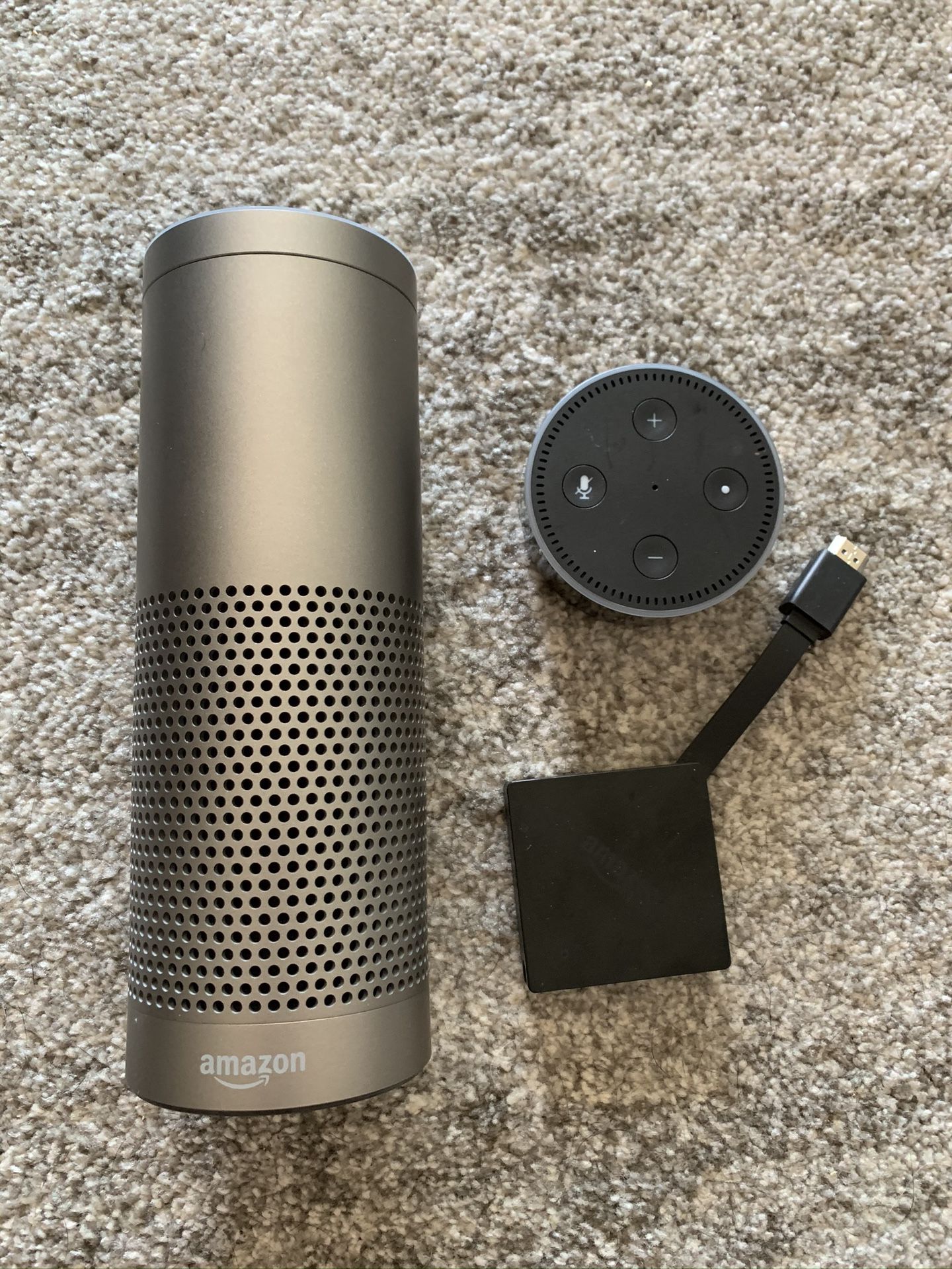 Amazon Echo Package with Echo Plus, Dot, and Fire TV 4K