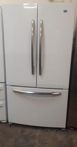 Maytag 3-Door White Fridge
