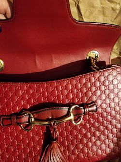 Gucci Microguccissima Emily Soft Margaux Horsebit Shoulder Bag 