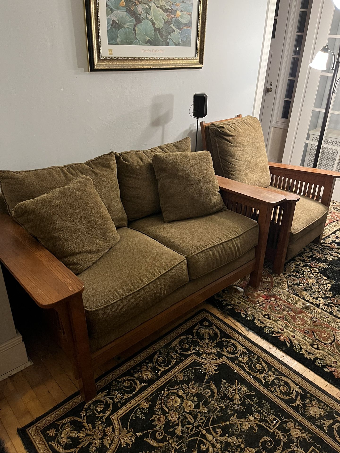 Loveseat and Matching two Recliners