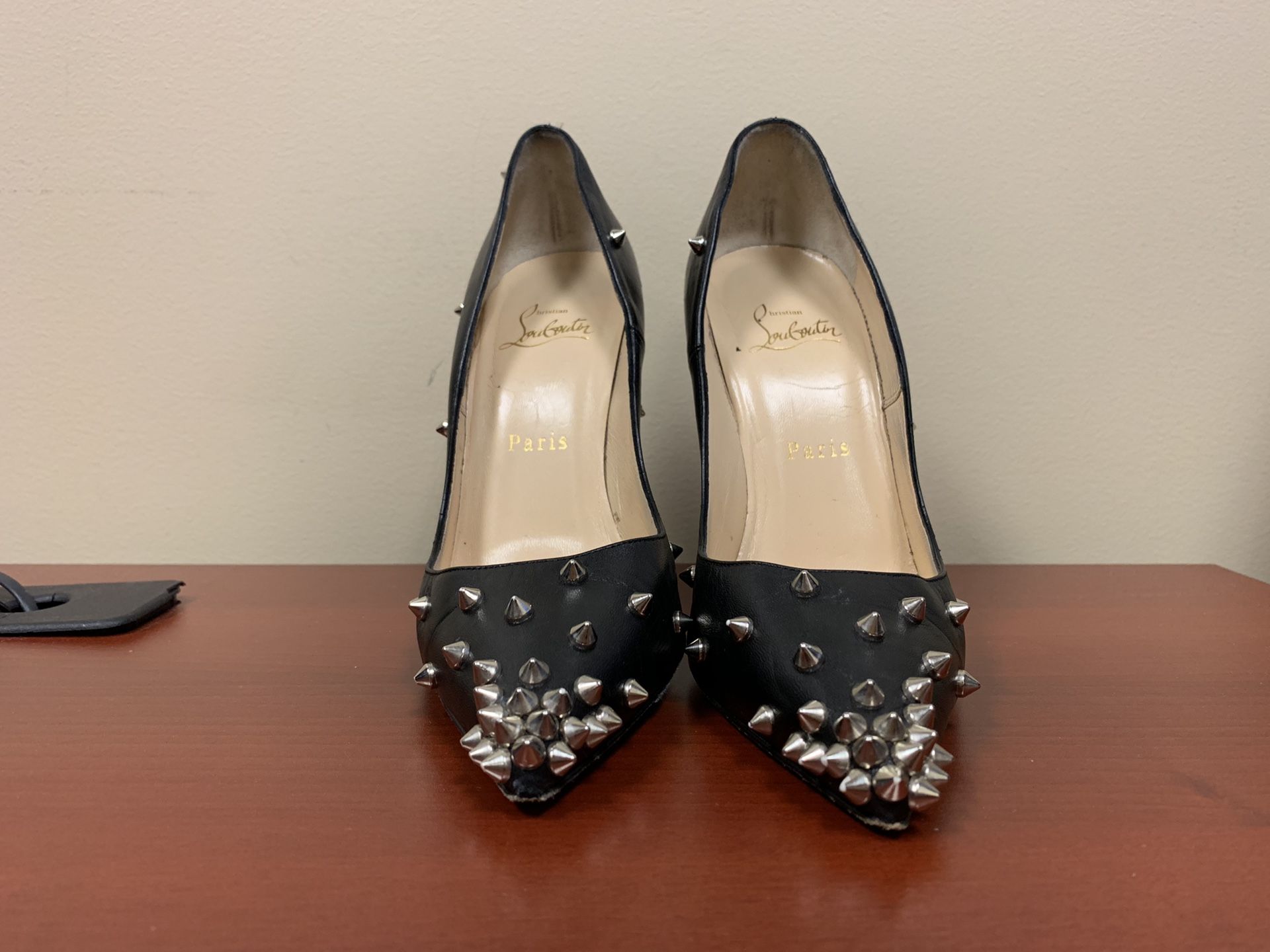 christian louboutin spike heels