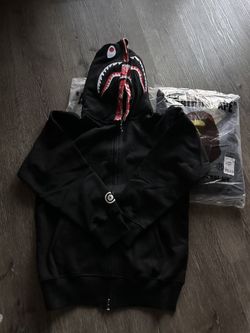 Black & Pink Bape Double Zipups