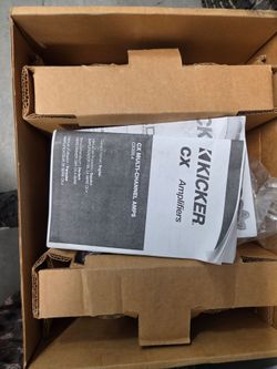 Kicker speaker and amp
