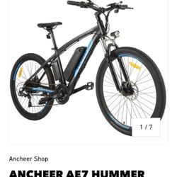 Ancheer AE7 HUMMER 5687 - 27.5” Electric Bike