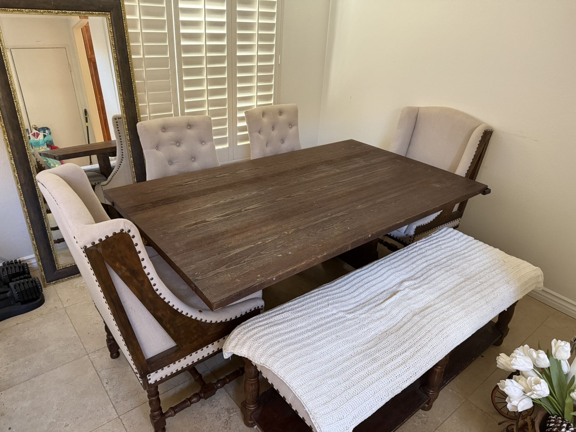 Dining Room Table 75”x44”