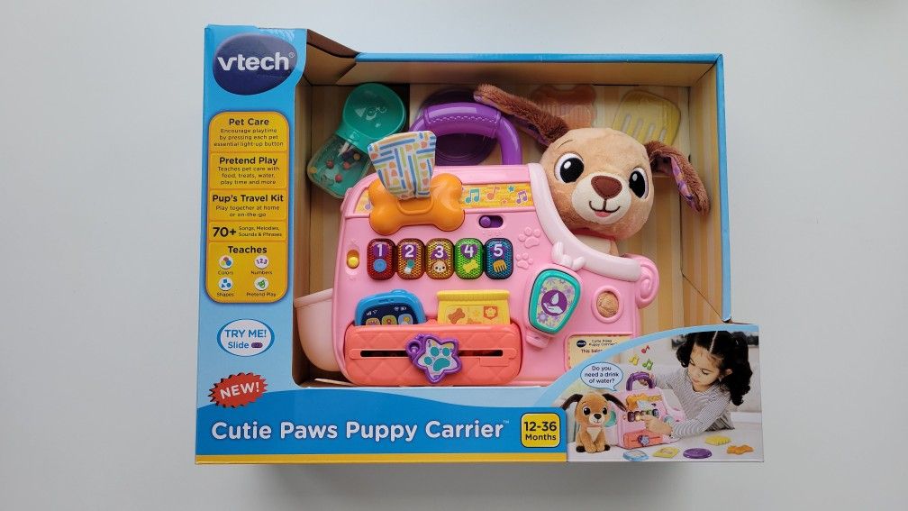 VTECH Cutie Paws Puppy Carrier 12 - 36 months Pink 