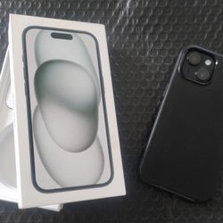 AT&T Apple iPhone 128GB Black W/Otterbox Case And Warranty