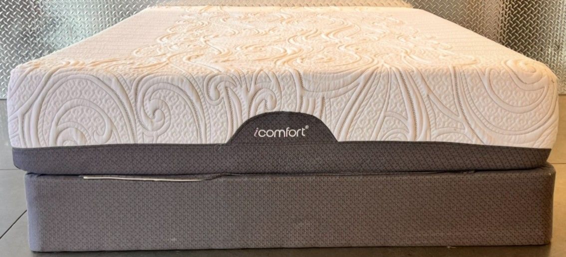 King Size I Comfort Serta Mattress Split Box Springs & Bed Frame Optional 