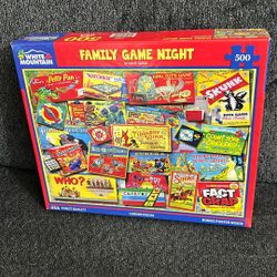 White Mountain Family Game Night puzzle