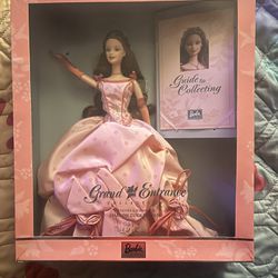 Grand Entrance Barbie Doll Pink Dress Sharon Zuckerman 2001 Mattel 53841 Sealed