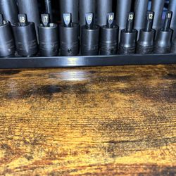 Snap on 1/2 Metric Shallow Impact Set