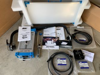 ARRI SkyPanel S60-C LED Softlight with Manual Yoke (Blue/Silver, Edison)