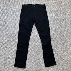 Men’s Hollister Denim Jeans Black 31” Waist X 34” Length Tall 