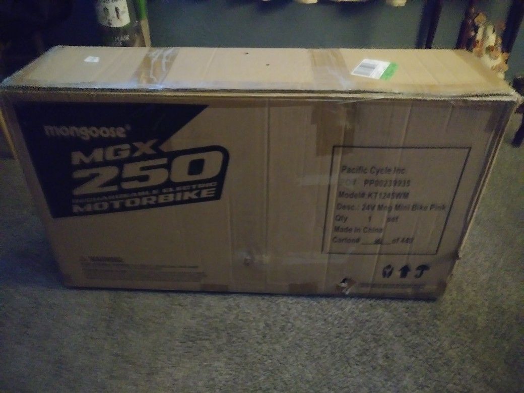 Mongoose mgx 250 electric bike