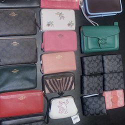 Authentic Coach Wallets