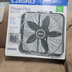 Lasko 20" Power Plus box Fan - New in Box.