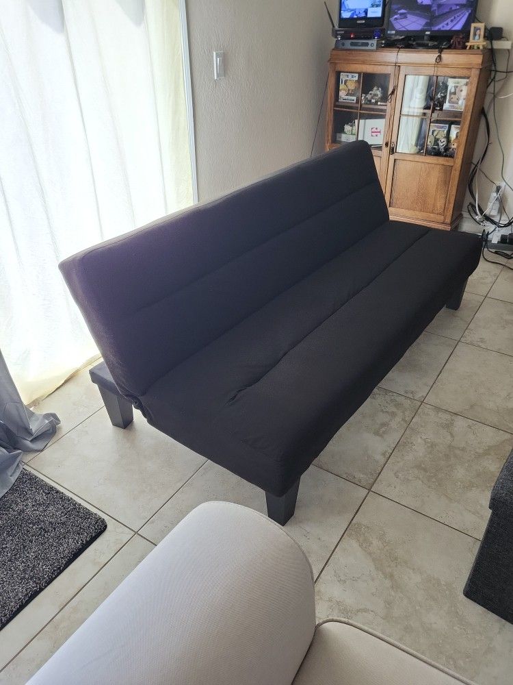 Black Sofa/futon $50.00