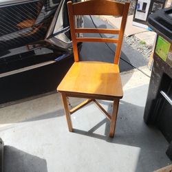 Wooden Desk Chair