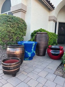Clay planters / macetas De Barro