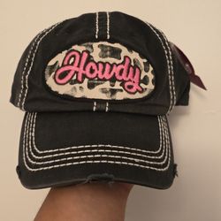 Girlie Girl Originals Howdy Cow Print Hat NWT