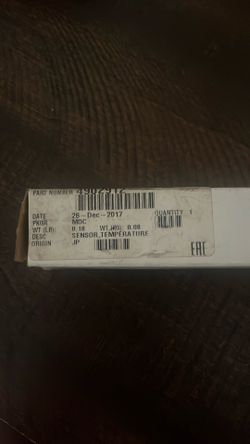 CUMMINGS TEMPERATURE SENSOR