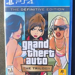 Grand Theft Auto The Trilogy The Definitive Edition (PS4/PlayStation 4 Game) New Not-Opened Sealed