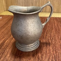 Metal Ware Creamer Approx  4 X 3 1/2”