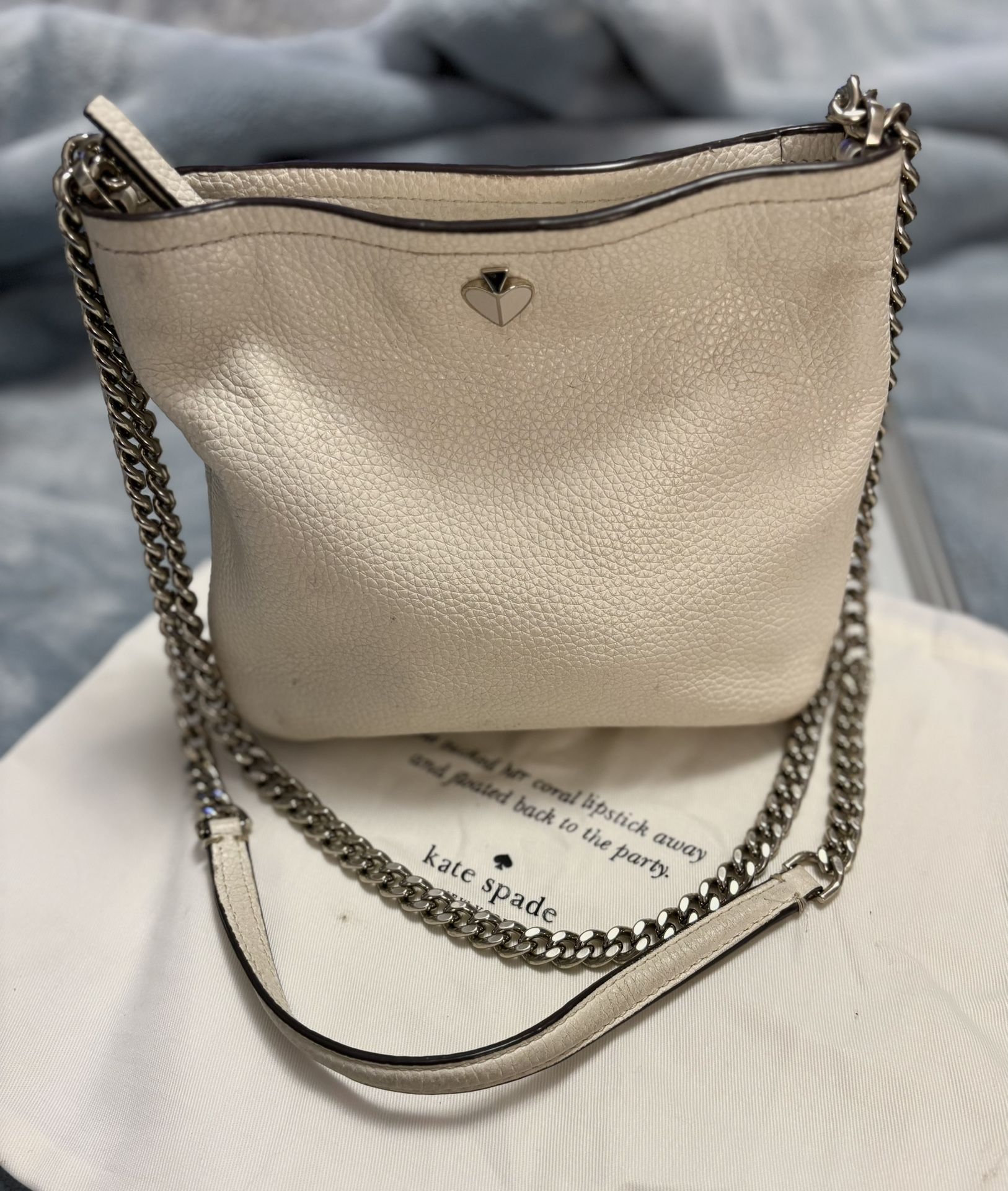 Kate Spade Cream crossbody purse