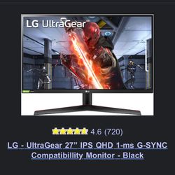 LG Gaming/Computer Monitor 27inch