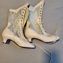 Lace Renaissance Style Boots