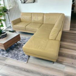 Leather Sectional Sofa Couch ***ALL NYC DELIVERY**
