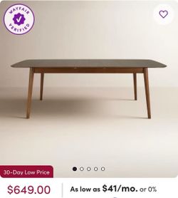 Stahl 75-inch Extension Leaf Dining Table Natural Walnut