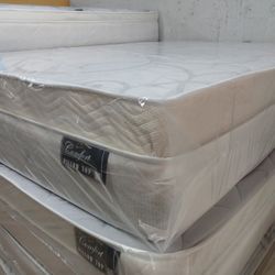 14 Inches Queen Pillow Top Mattress Only Brand New Free Delivery Same Day 