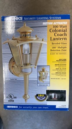 Security outside lamp