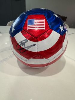 Christian Pulisic Signed Ball