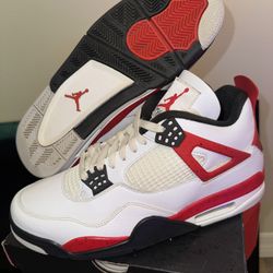 Nike air Jordan retro 4 Red cement size 11 men’s sneakers shoes authentic