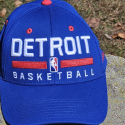Detroit Basketball Adidas Red/Blue Hat