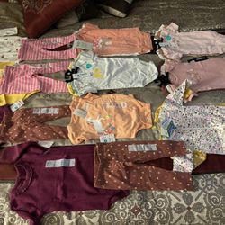 New Baby Clothes Size 3/6-6/9 And 12 Months All With Tags For $55 I Have 0,/3 And 3/6-6/9-12-18-2t 3t-4t-5t