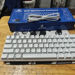 White gaming keyboard