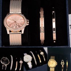 18K Rose GOLD Plated 3 PIECE SET