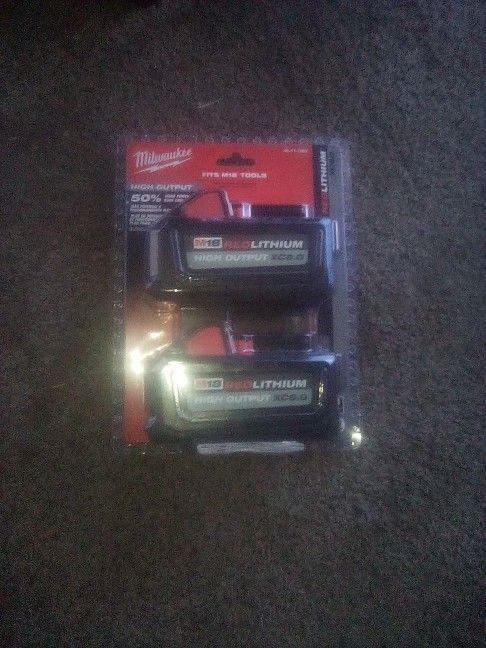 Milwaukee Xc6.0 Red Lithium Batteries
