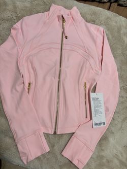 Lululemon Define Cropped Jacket Nulu Pink Size 4