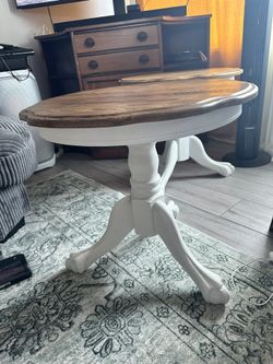 Oak wood farmhouse side Tables